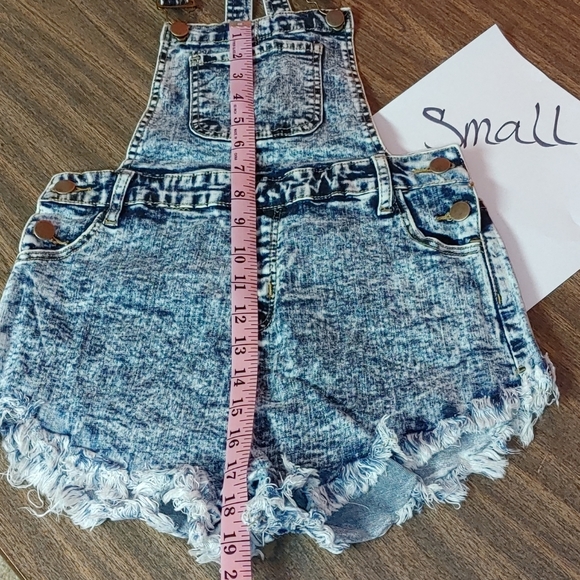 💞Fringed Mini Overalls - Picture 8 of 14
